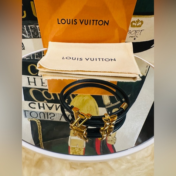 💎LOUIS VUITTON BLOOM Bracelet Full Inclusion Adjustable Strap Size 6.5cm - Picture 11 of 11